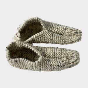 Handknit Slip On Slippers Booties